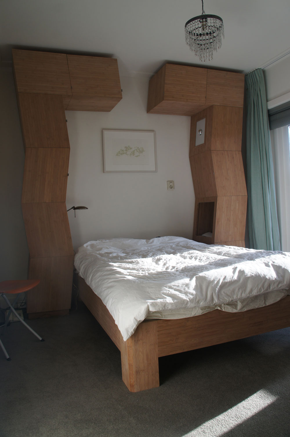 Complete slaapkamer pep productvormgeving Slaapkamer bedden hout